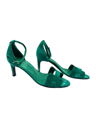 Hermès Green Oran Heels