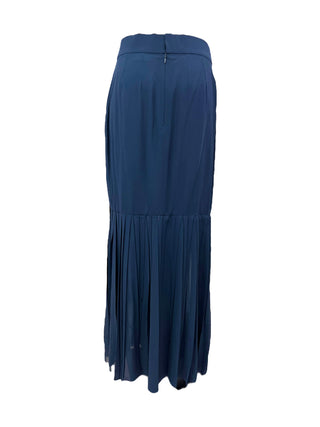Chanel Navy Sequin Embellished Sheer Two-Piece Evening Set