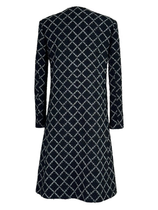 Chanel Black Diamond Checkered Tweed Jacket