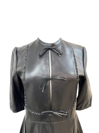Valentino Black Lambskin Mini Dess