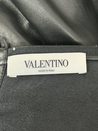 Valentino Black Lambskin Mini Dess