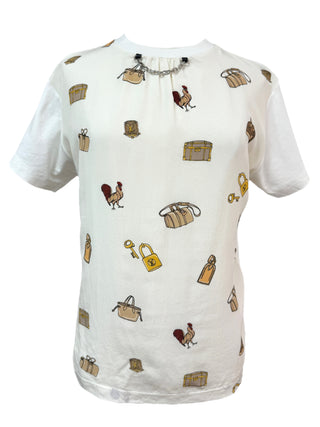 Louis Vuitton White Charms T Shirt
