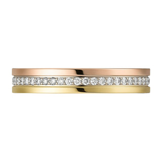 Cartier Vendome Louis Cartier Wedding Ring 18ct Tri Gold Tone