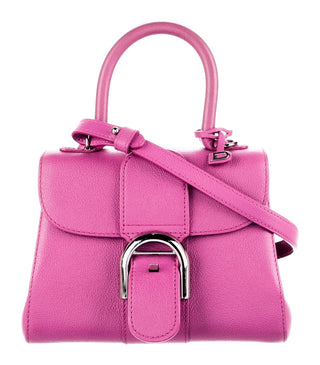 Delvaux Fuchsia Pink Mini Brilliant Crossbody Bag
