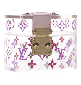 Louis Vuitton Scott Rose Ballerine Monogram Transparent Plexiglass Box
