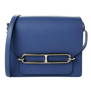 Hermes Mini Sac Roulis Bleu Royal In Evercolour Leather With PHW
