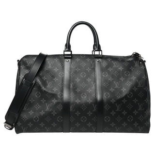 Louis Vuitton Monogram Eclipse Keepall Bandolier 45 Bag