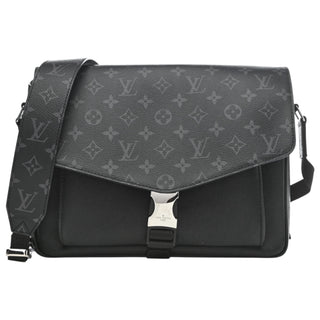 Louis Vuitton Black Monogram Taigarama Messengerama Bag