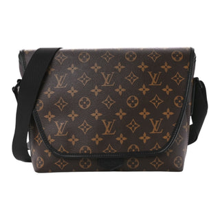 Louis Vuitton Brown Monogram Macassar Magnetic Messenger Bag