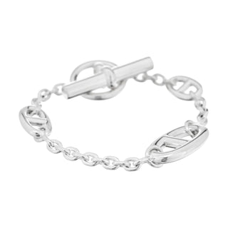 Hermes Sterling Silver Farandole Bracelet