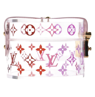Louis Vuitton Scott Rose Ballerine Monogram Transparent Plexiglass Box