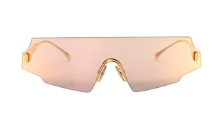 Fendi Mirrored Forceful Shield FF Sunglasses