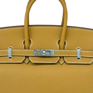 Hermès Birkin 25 In Naturel Sable Togo Leather With Palladium Hardware