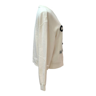 Chanel Ivory 31 Rue Cambon Camellia Embellished Sweatshirt