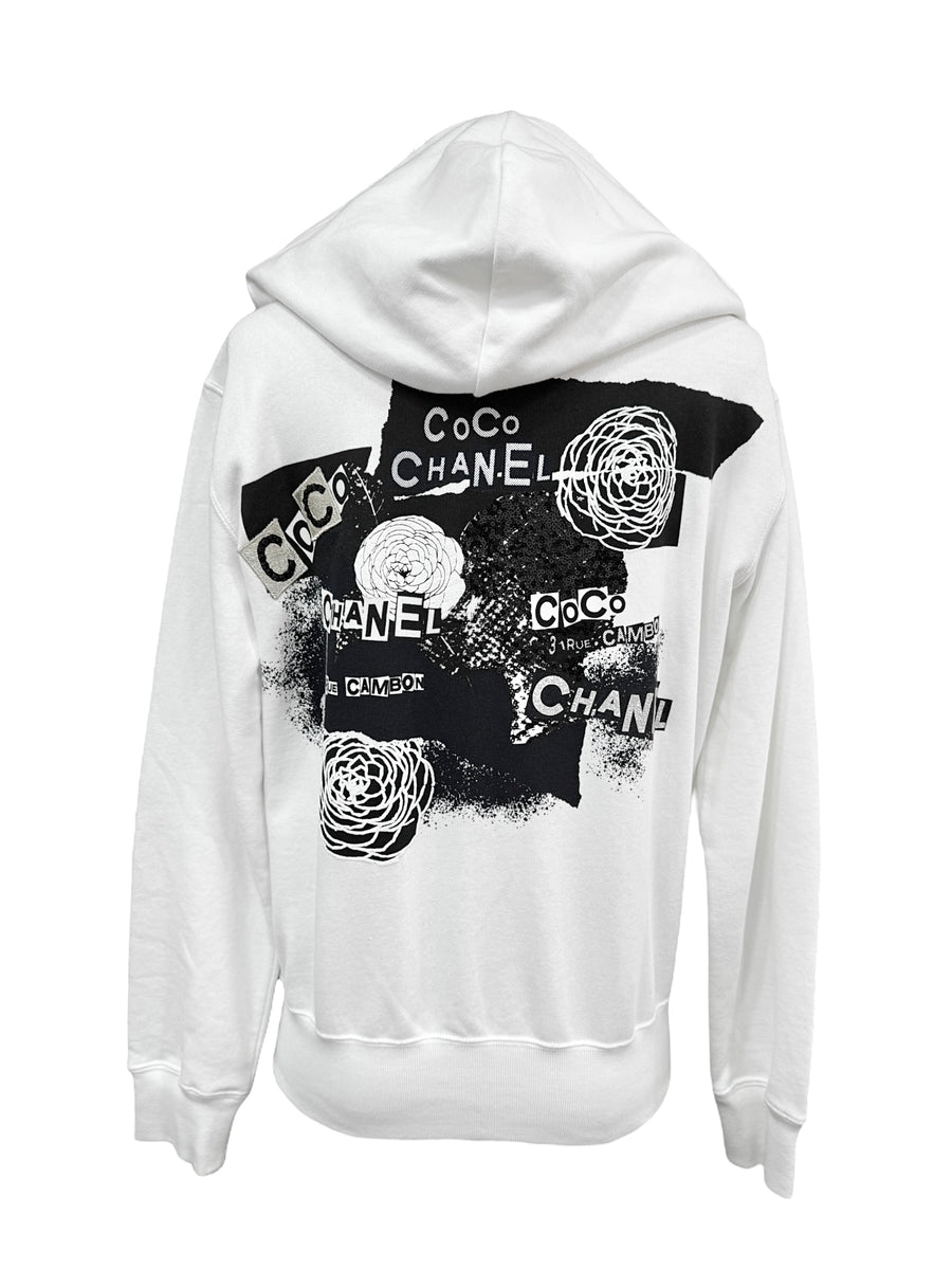 Coco chanel tie dye hoodie sale