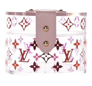 Louis Vuitton Scott Rose Ballerine Monogram Transparent Plexiglass Box