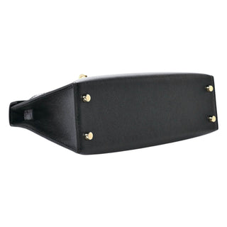 Hermes Black Madame & Shiny Alligator Touch Mini Kelly II 20 With Gold Hardware
