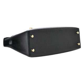 Hermes Black Madame & Shiny Alligator Touch Mini Kelly II 20 With Gold Hardware