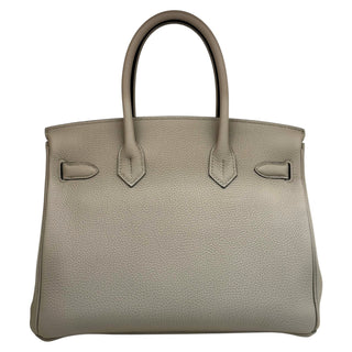Hermes Birkin 30 Gris Asphalt Togo Leather With Gold Hardware