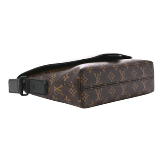 Louis Vuitton Brown Monogram Macassar Magnetic Messenger Bag