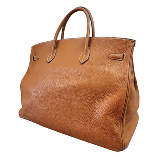 Hermès Birkin 40 Gold Clemence Leather With Palladium Hardware