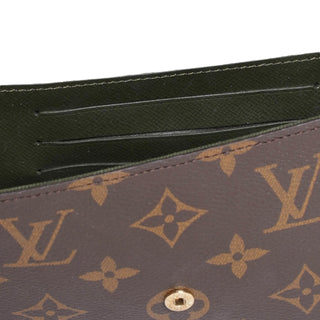 Louis Vuitton Brown Monogram Khaki Felicie Strap & Go Crossbody Bag
