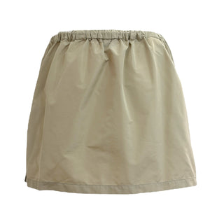 Miu Miu Beige Hooded Nylon Windbreaker Set