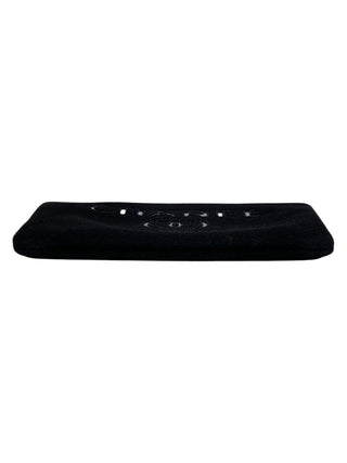 Chanel Black Wool Medium Deauville Cosmetic Pouch