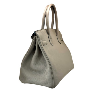 Hermes Birkin 30 Gris Asphalt Togo Leather With Gold Hardware