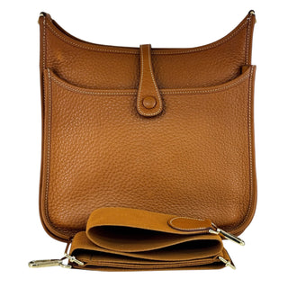 Hermès Evelyne PM Gold Togo Leather With Gold Hardware