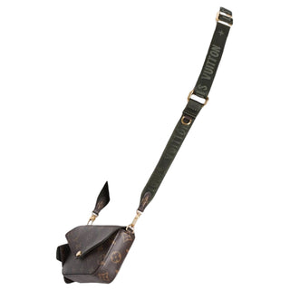 Louis Vuitton Brown Monogram Khaki Felicie Strap & Go Crossbody Bag