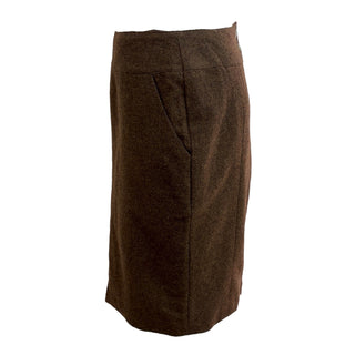 Chanel Brown Wool Tweed Jacket and Skirt Set