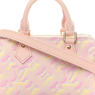 Louis Vuitton Pink Nano Speedy Empreinte Monogram Summer Stardust Bag