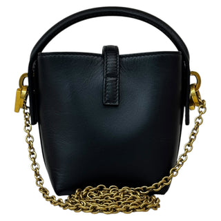 Saint Laurent Black Mini Le 37 Bucket Bag With Gold-Tone Hardware
