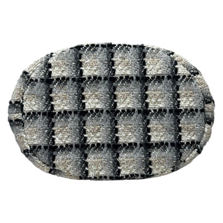 Chanel Tweed Multicoloured Checkered CC Hobo Tote Bag