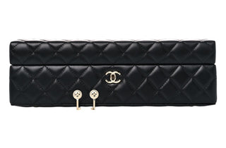 Chanel Black Success Story Set Of 4 Mini Bags With Quilted Trunk