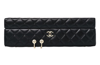 Chanel Black Success Story Set Of 4 Mini Bags With Quilted Trunk
