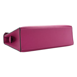 Hermes Kelly Pochette In Rose Pourpre Swift Leather With PHW