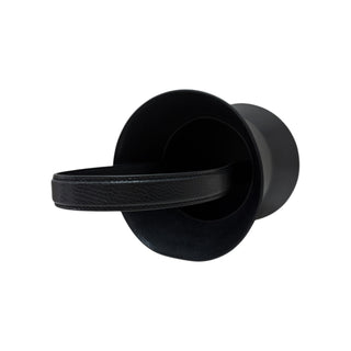 Hermes Mini Medor Collier De Chien Black Chevre Leather With Palladium Hardware