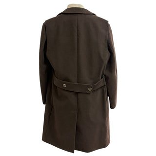 Loro Piana Brown Double-Layer Coat with Quilted Inner Vest