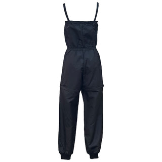 Louis Vuitton Black Nylon Convertible Jumpsuit