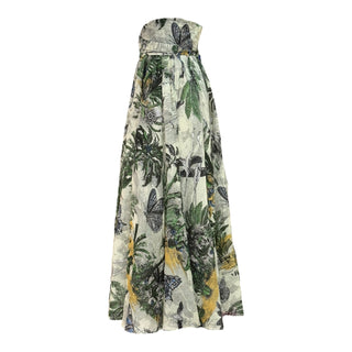Christian Dior Toile de Jouy Tropicalia Maxi Skirt