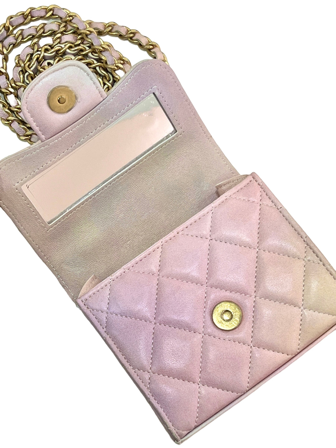 Chanel Rainbow Quilted Micro Flap Bag with Top Handle Bella Ling