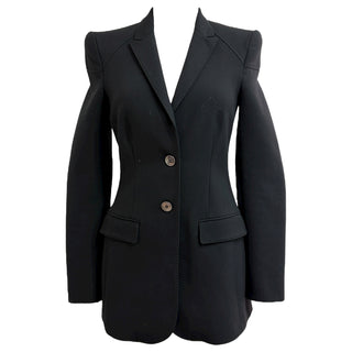 Burberry Black Structured Tailored Blazer