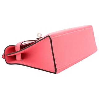 Hermès Kelly Pochette Rose Azalée Swift Leather With Palladium Hardware