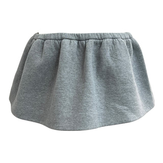 Miu Miu Grey Cotton Jersey Zip-Up Jacket & Skirt Set