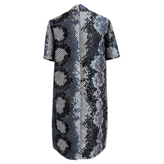 Prada Python Print Wool-Silk Jacket and Dress Set