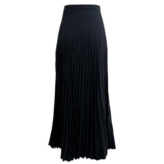 Christian Dior Black Pleated Maxi Skirt