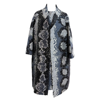 Prada Python Print Wool-Silk Jacket and Dress Set