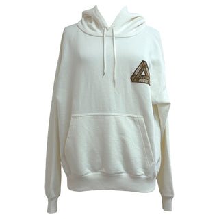 Gucci Off-White Logo Patch Cotton Hoodie